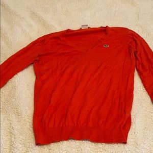 Lacoste sweater v neck.